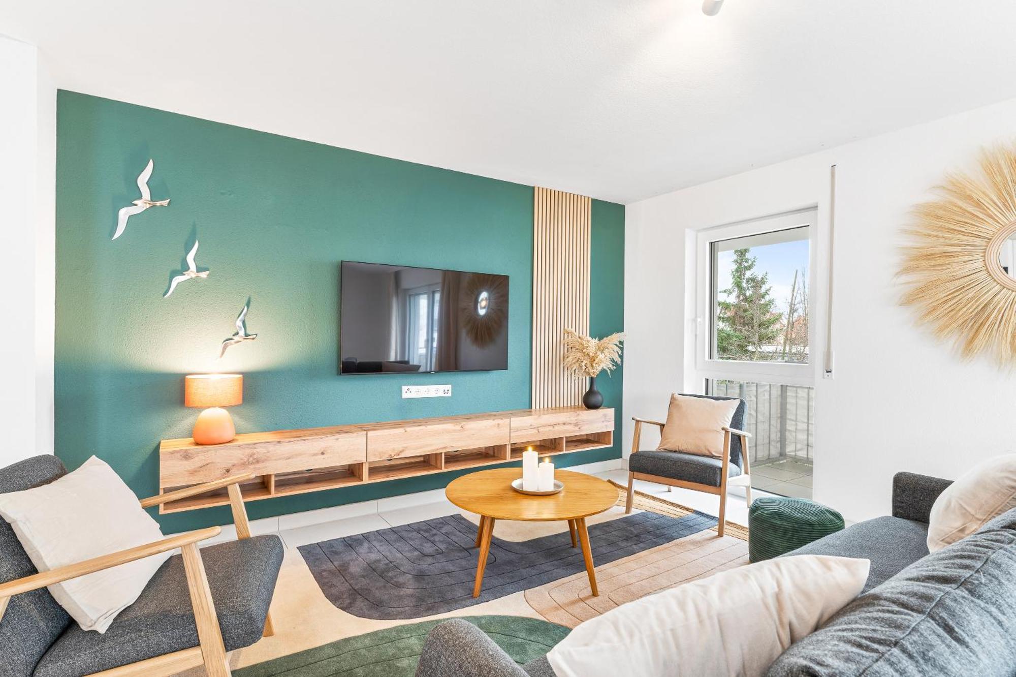 Design-Apartment - Kueche - Parken - Zentral Ляйнфельден-Ехтердінген Екстер'єр фото
