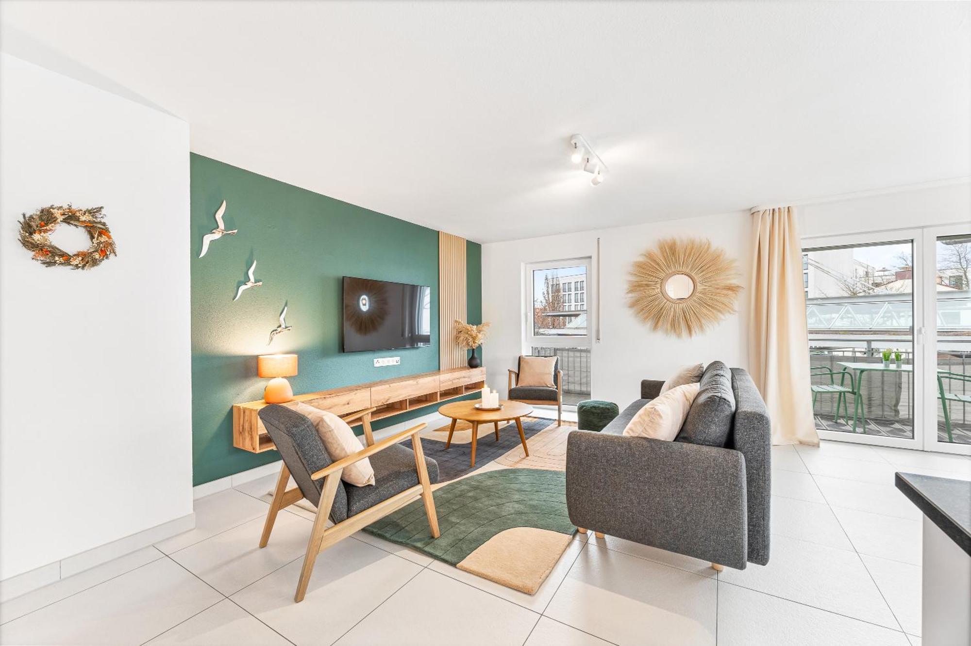 Design-Apartment - Kueche - Parken - Zentral Ляйнфельден-Ехтердінген Екстер'єр фото